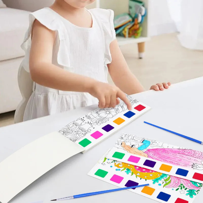 Portable Watercolour Painting Book