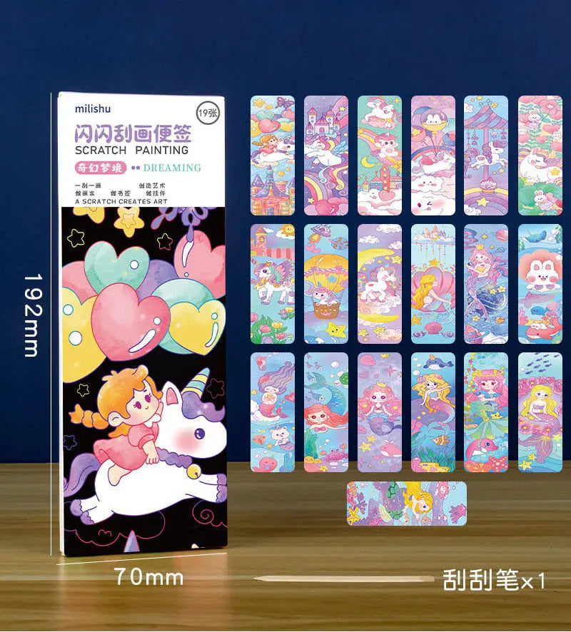 Sparkling Scratching Note Book