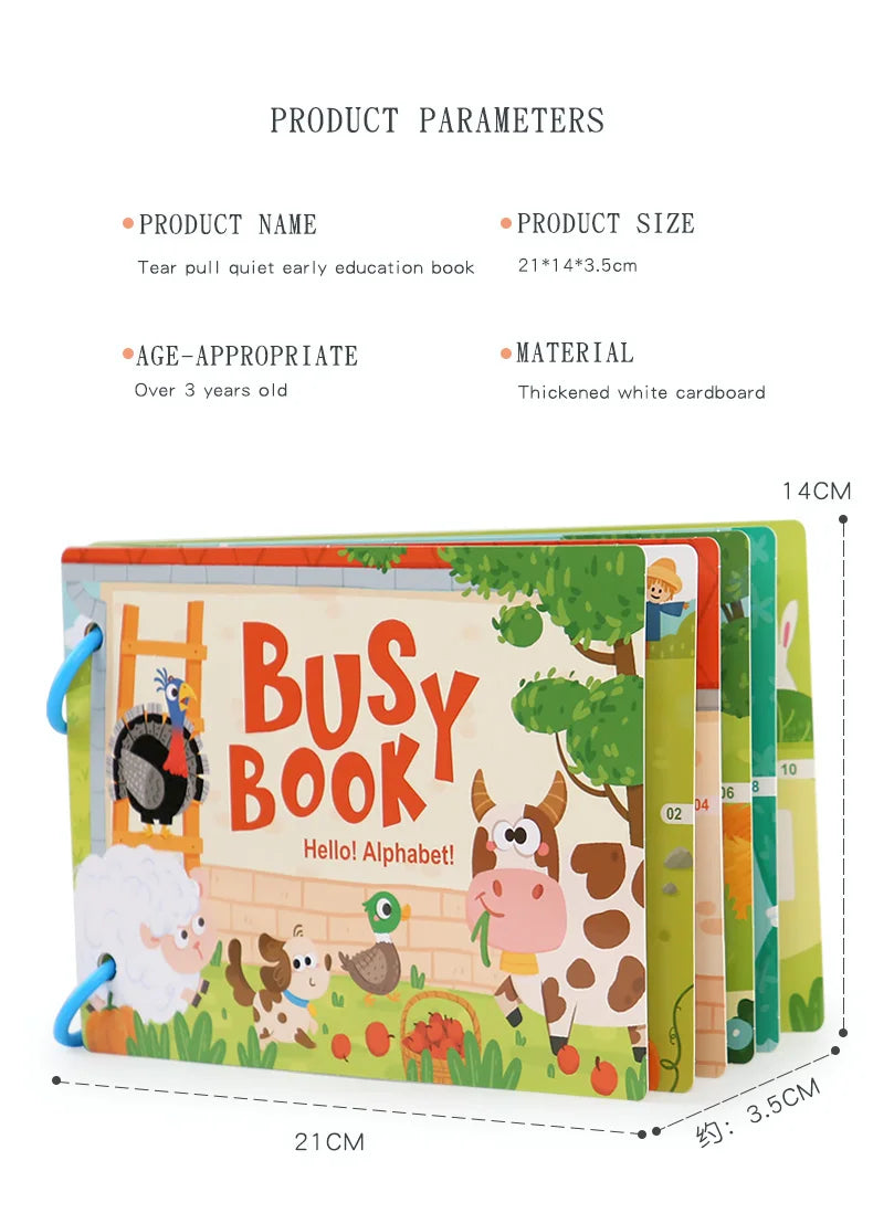 Montessori Scene Stickers Reusable Books