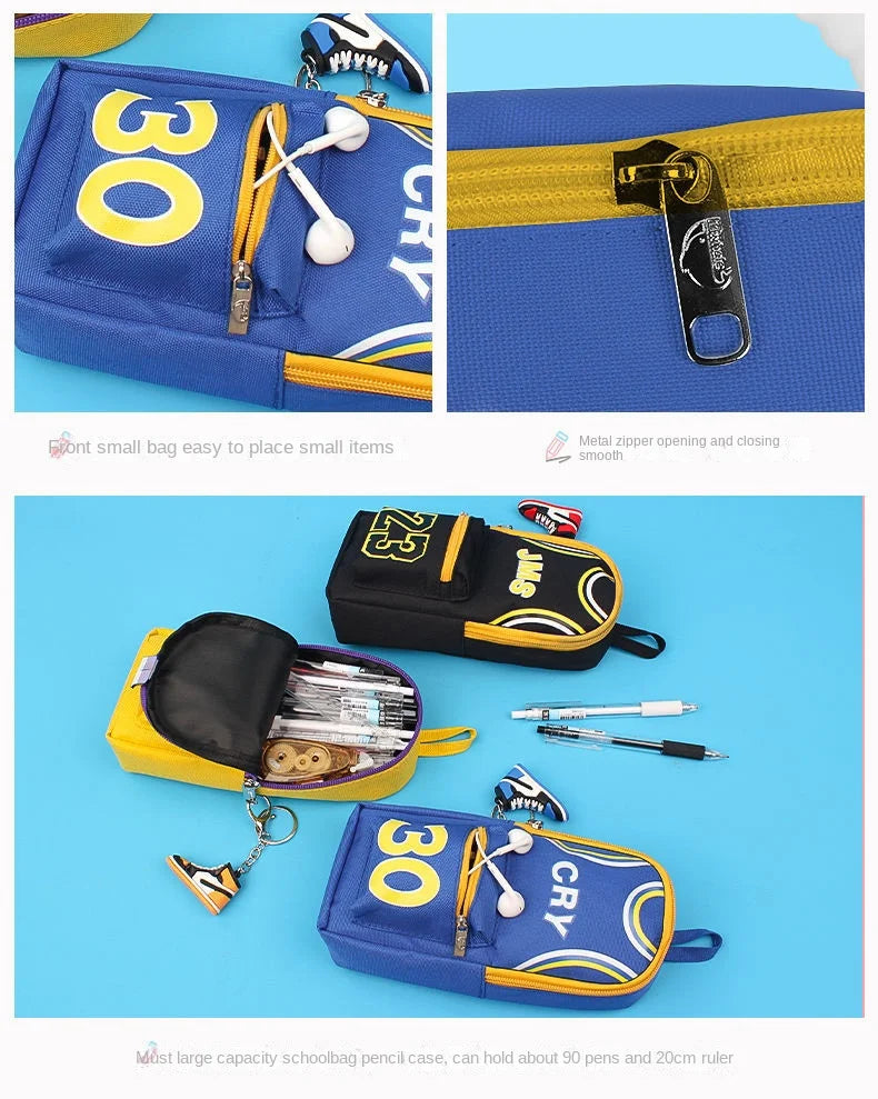 Basketball Waterproof Pencil Case