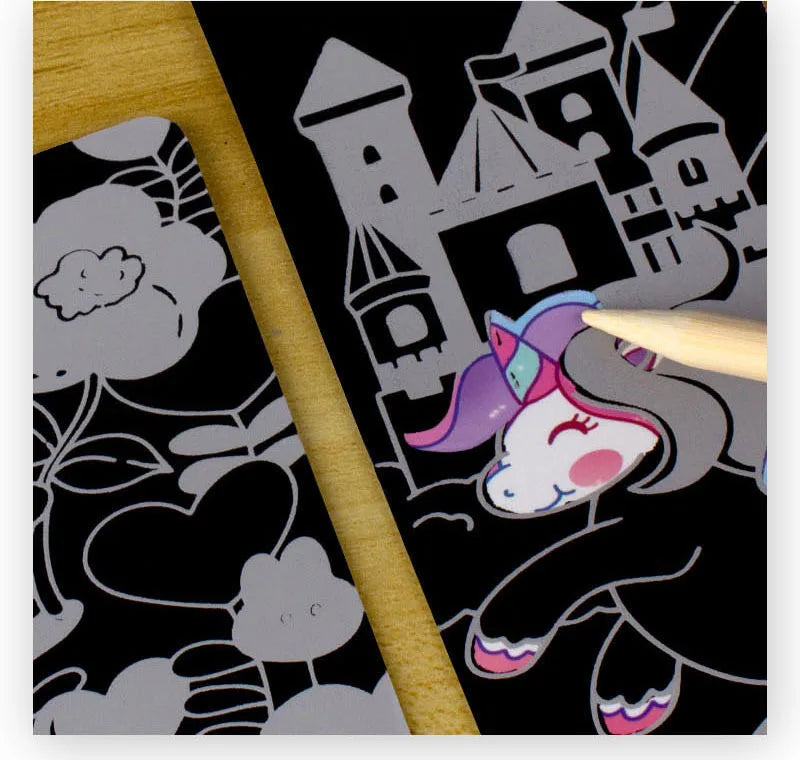 Sparkling Scratching Note Book