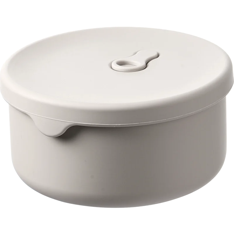 Round Silicone Lunch Box