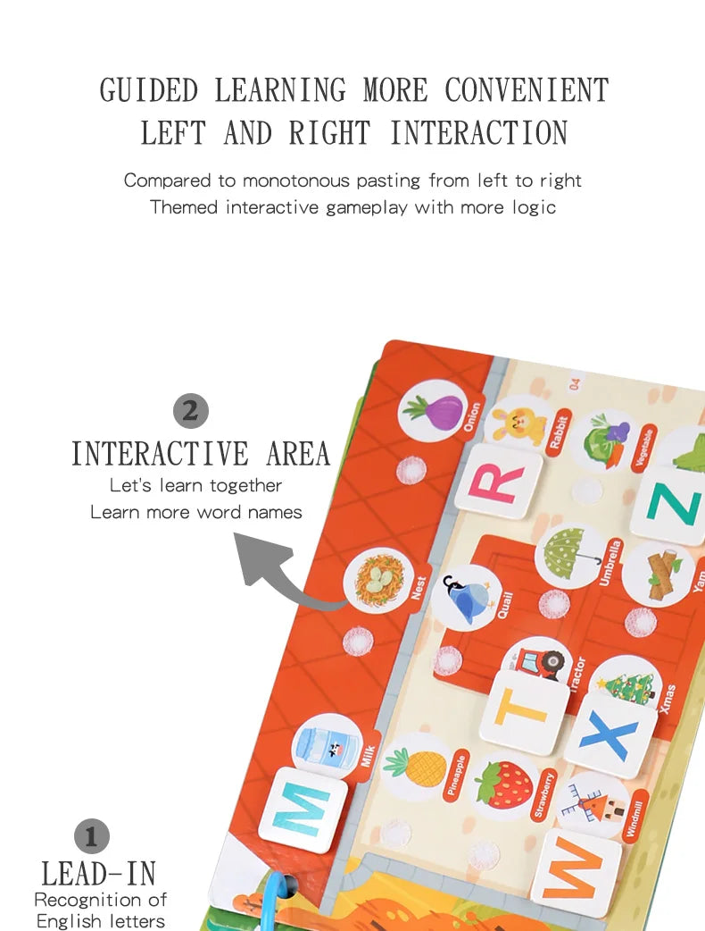 Montessori Scene Stickers Reusable Books