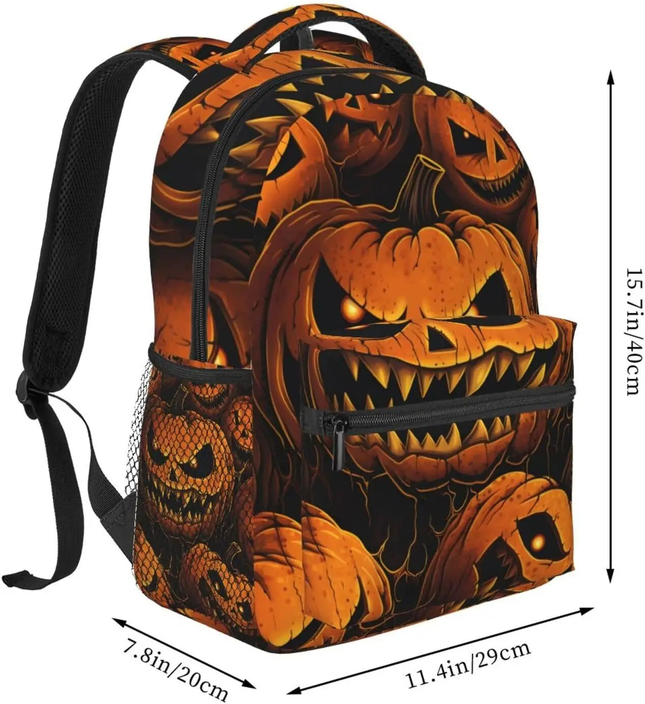 Halloween Scary Pumpkin Backpack