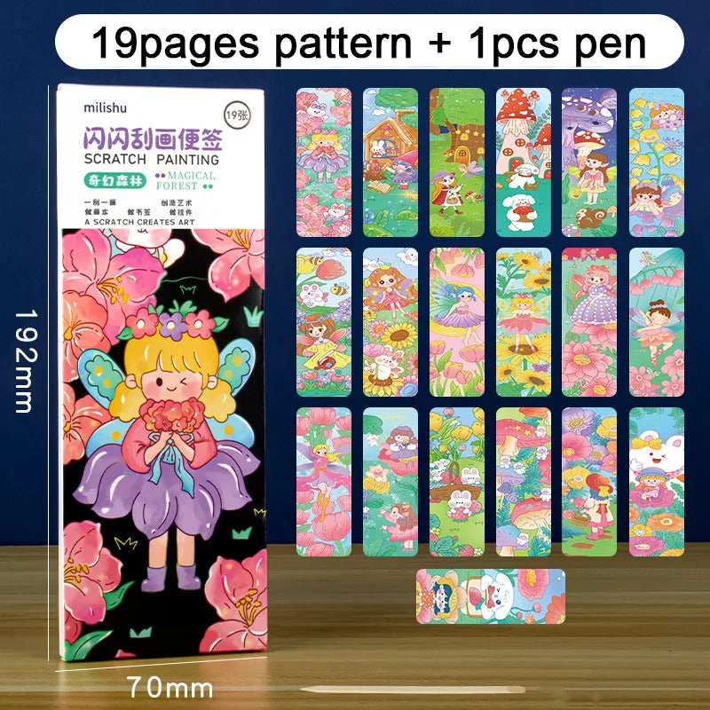 Sparkling Scratching Note Book