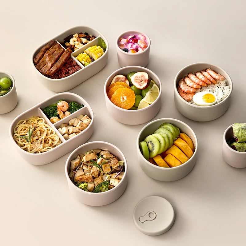 Round Silicone Lunch Box