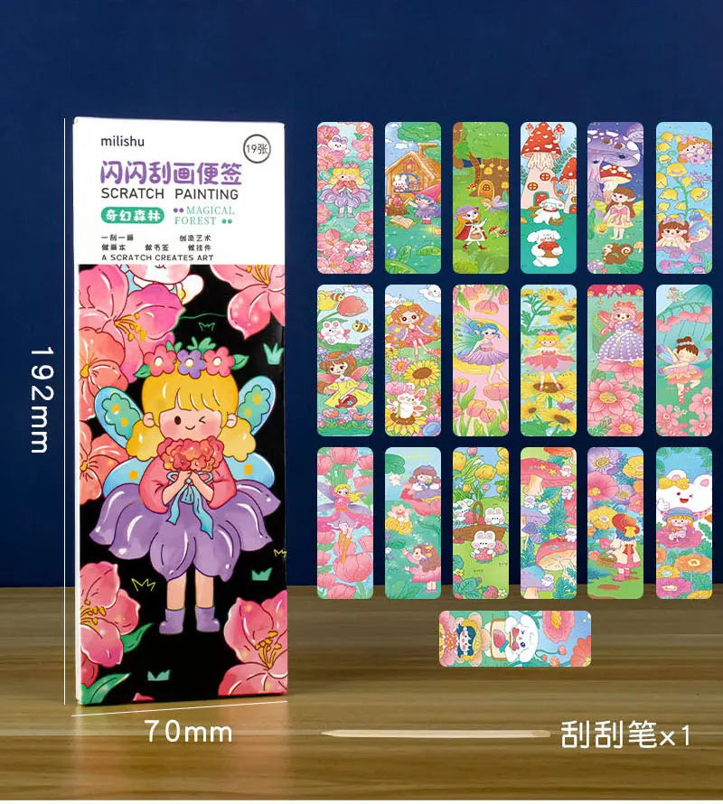 Sparkling Scratching Note Book