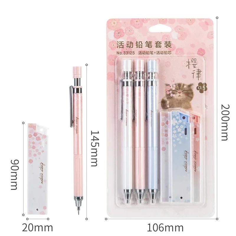 Cherry Blossom Mechanical Pencil Set