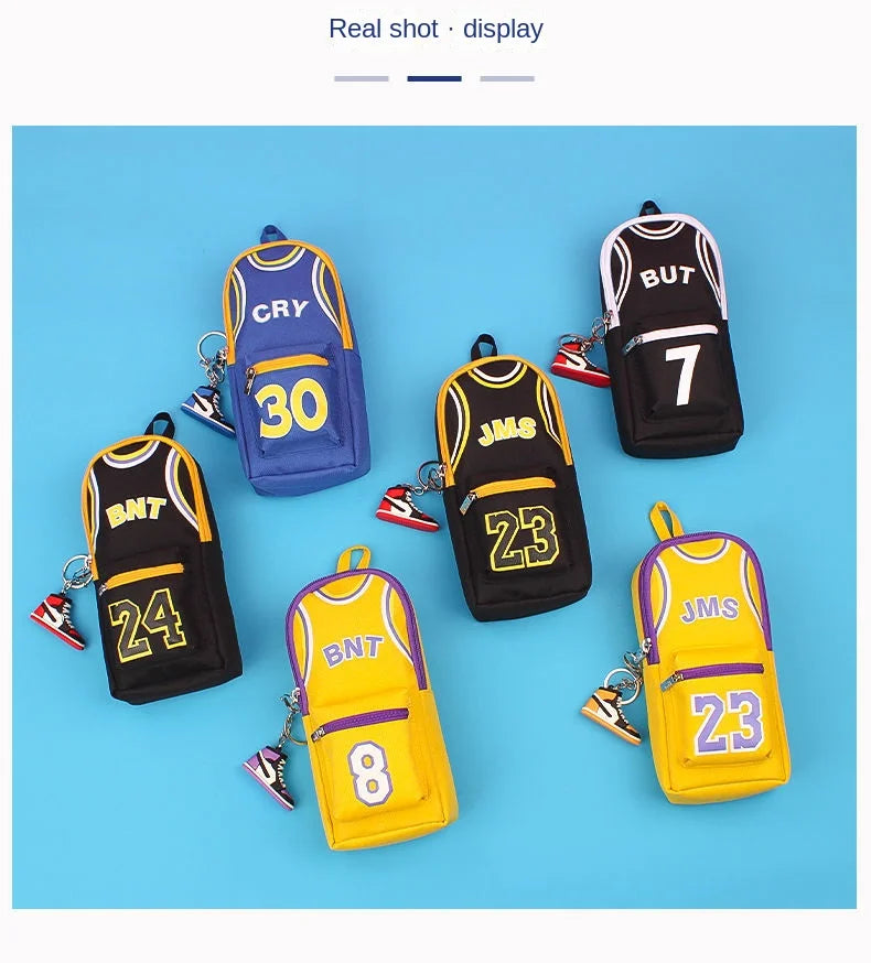 Basketball Waterproof Pencil Case