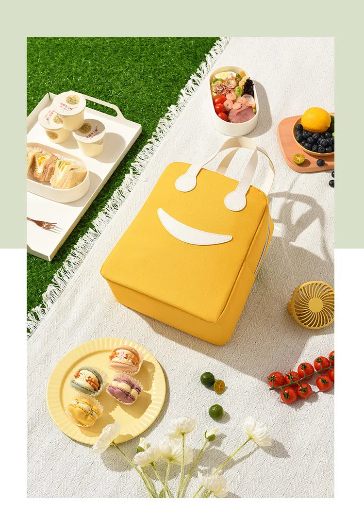 Happy Portable lunch bag