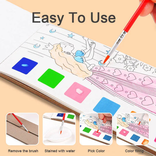 Portable Watercolour Painting Book