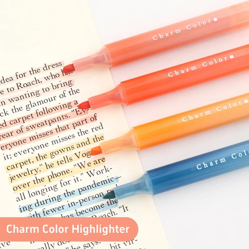 Charming Colour Highlighter Pen Set
