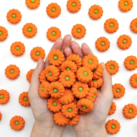 6 Pumpkin Erasers