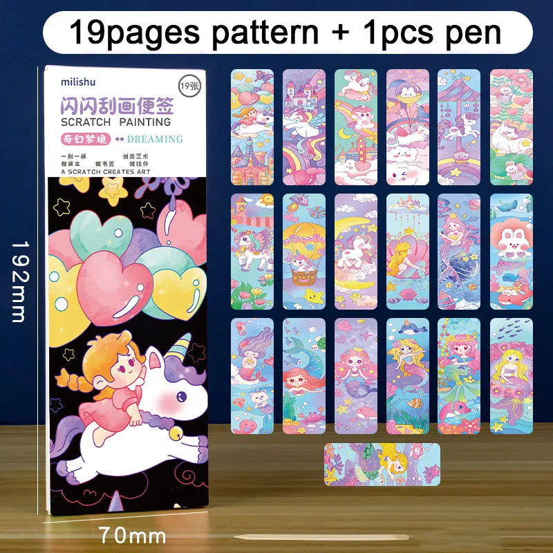 Sparkling Scratching Note Book