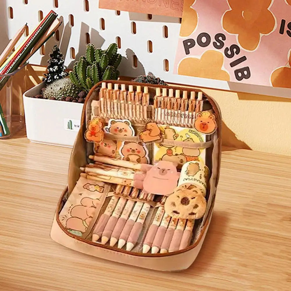 Capybara Set Pencil Case