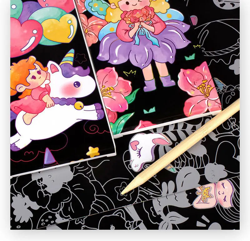 Sparkling Scratching Note Book