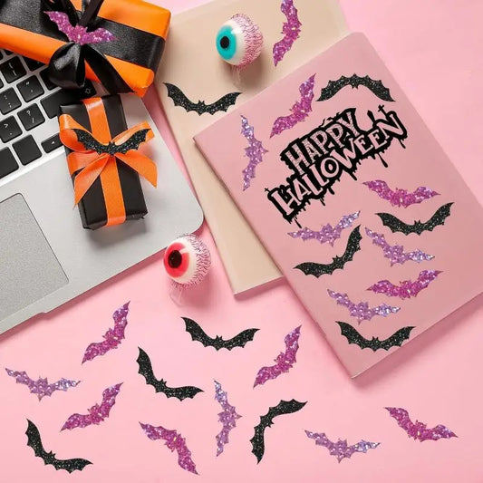 500pcs Halloween Bat Stickers