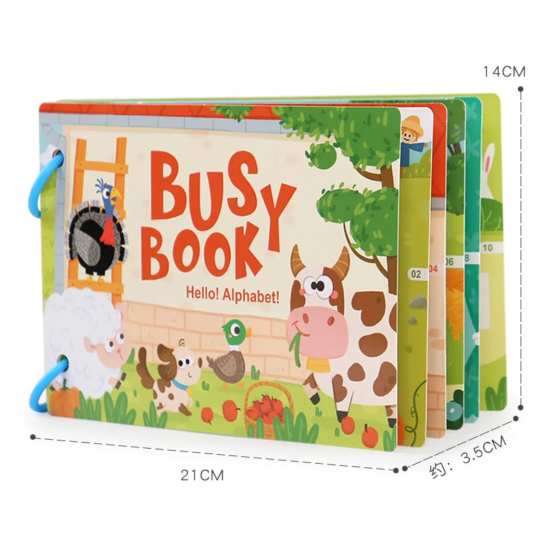 Montessori Scene Stickers Reusable Books