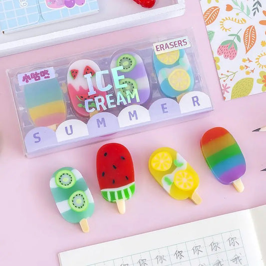 Ice Cream Rubber Mini Set