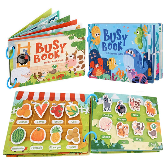 Montessori Scene Stickers Reusable Books