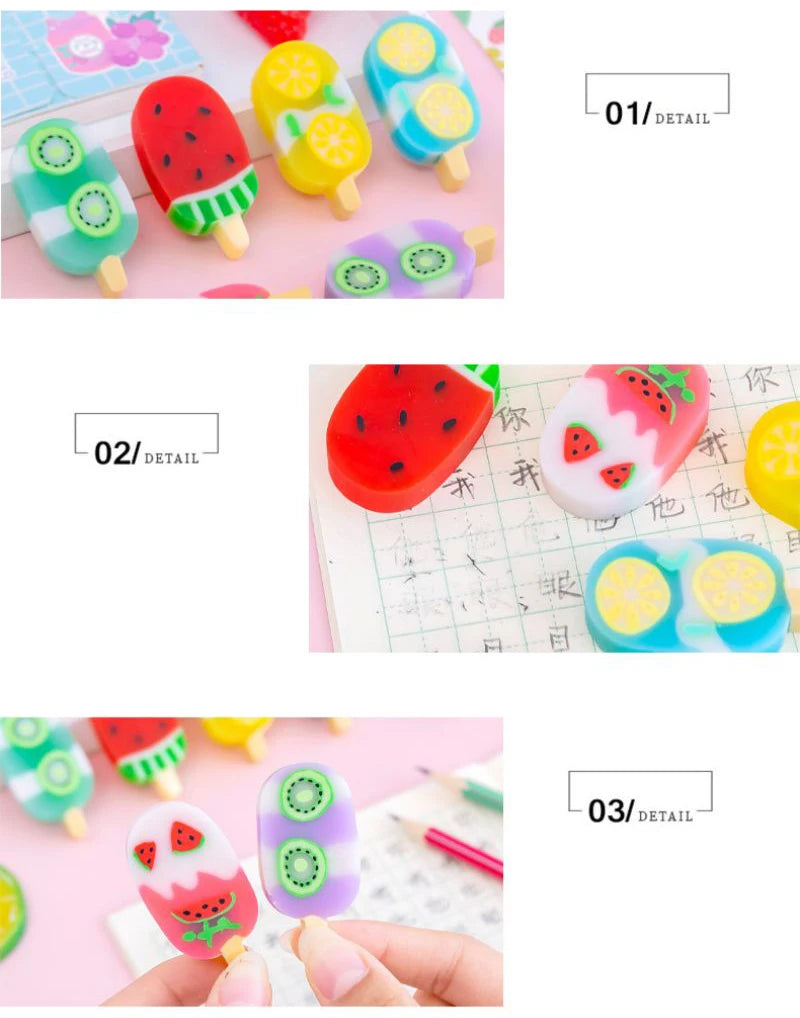 Ice Cream Rubber Mini Set