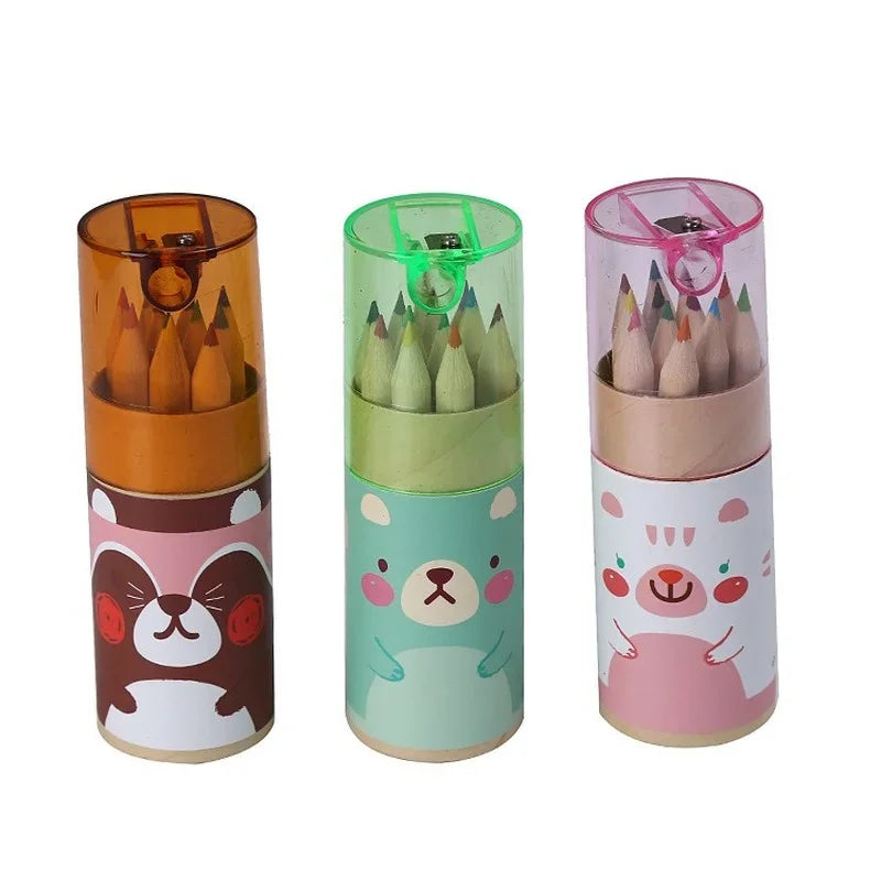 12 Color Pencils with Sharpener