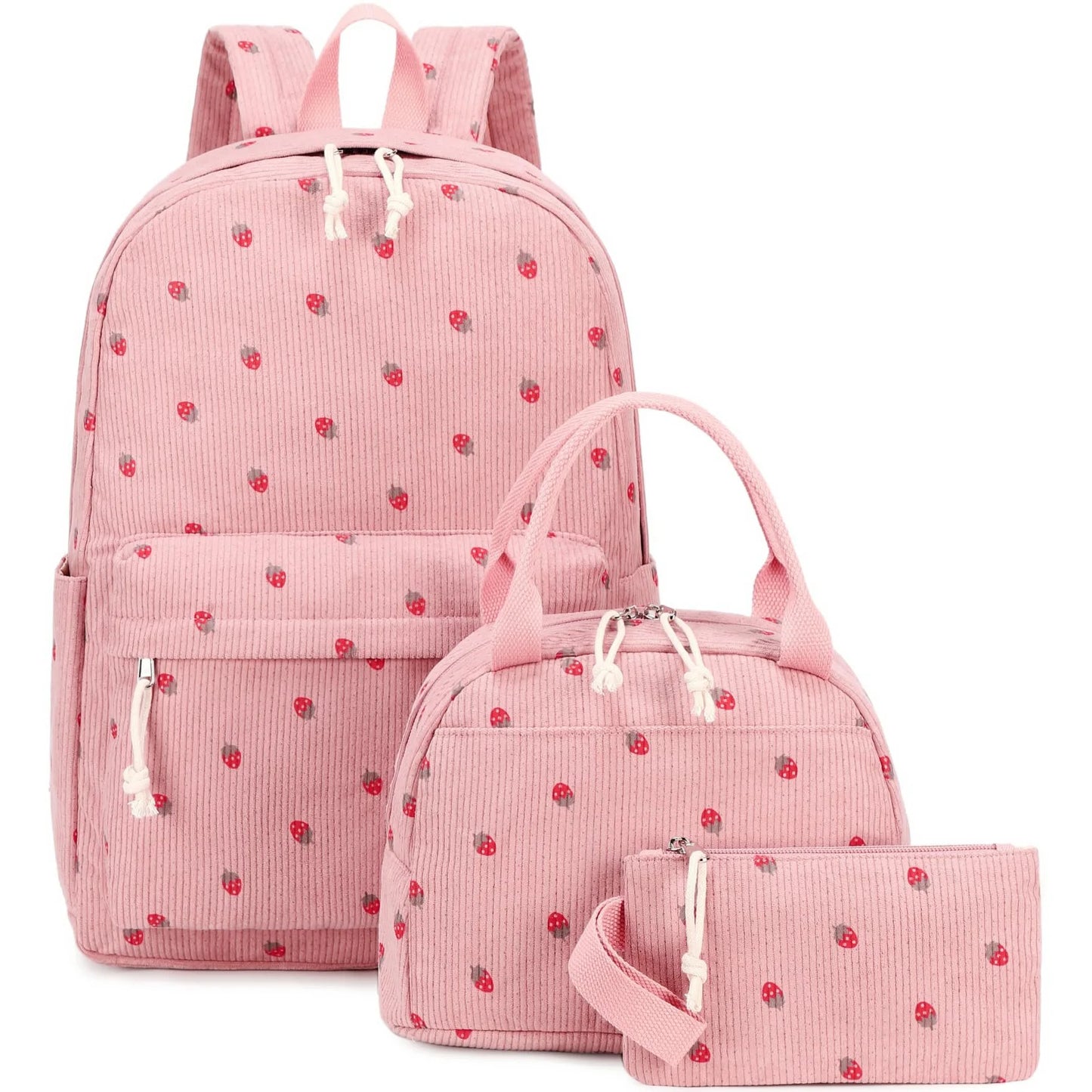 Backpack Strawberry Multi-function Schoolbag