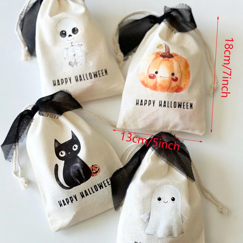 4 Halloween Candy Bags