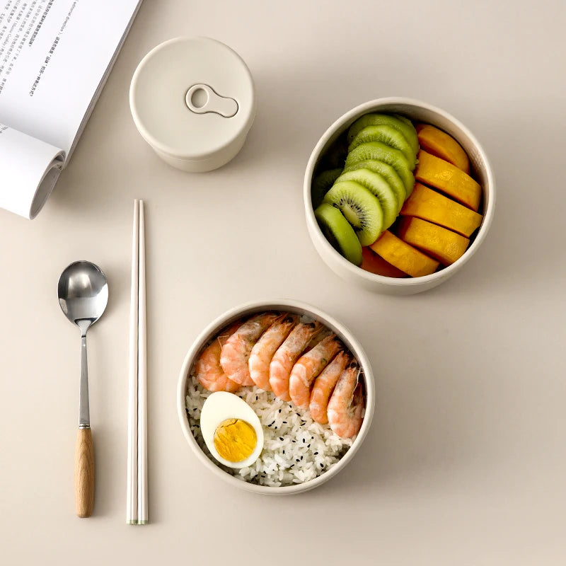 Round Silicone Lunch Box
