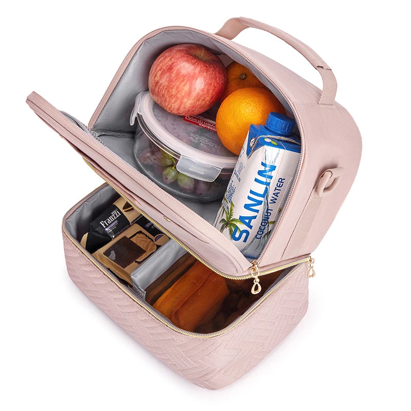 Double Layer Lunch Bag