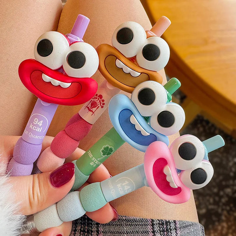 12 Pcs Cute Big Mouth Funny Pen