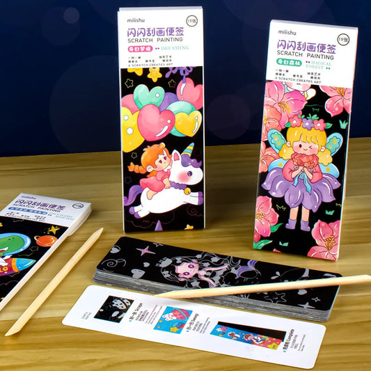 Sparkling Scratching Note Book