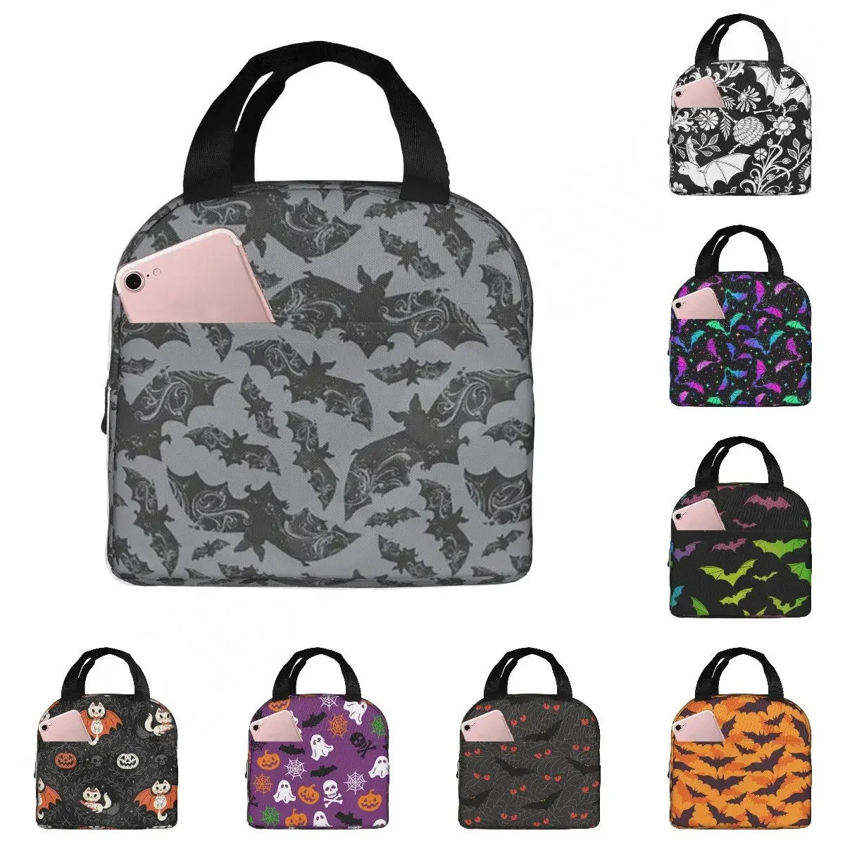 Halloween Bats Lunch Bag