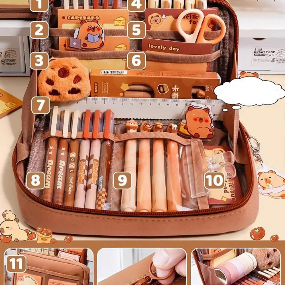 Capybara Set Pencil Case
