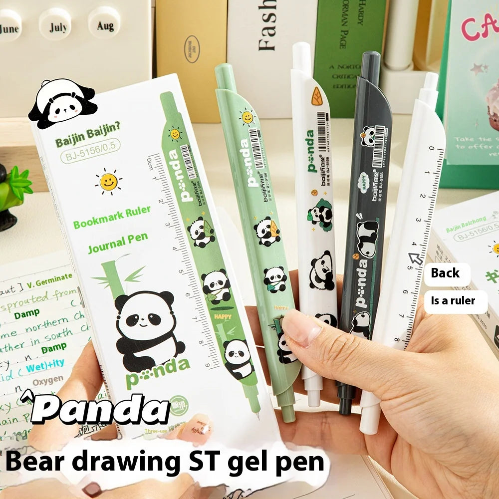 Cute Gel Pen Multifunction Bookmark Ruler Capybara