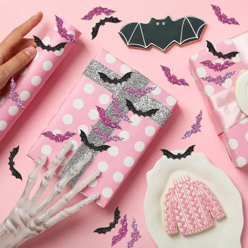 500pcs Halloween Bat Stickers