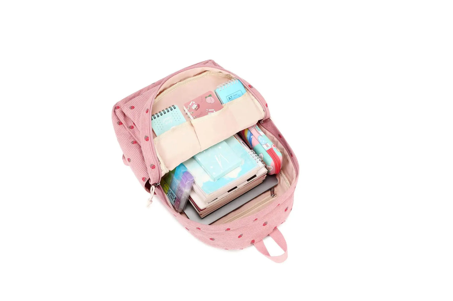 Backpack Strawberry Multi-function Schoolbag