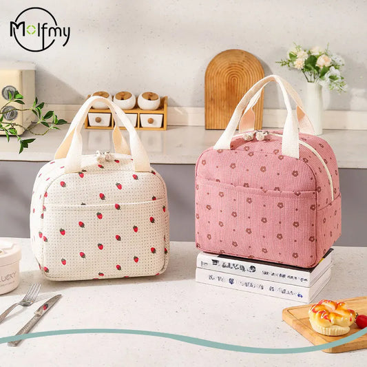 Strawberry / Flower Lunch Bag
