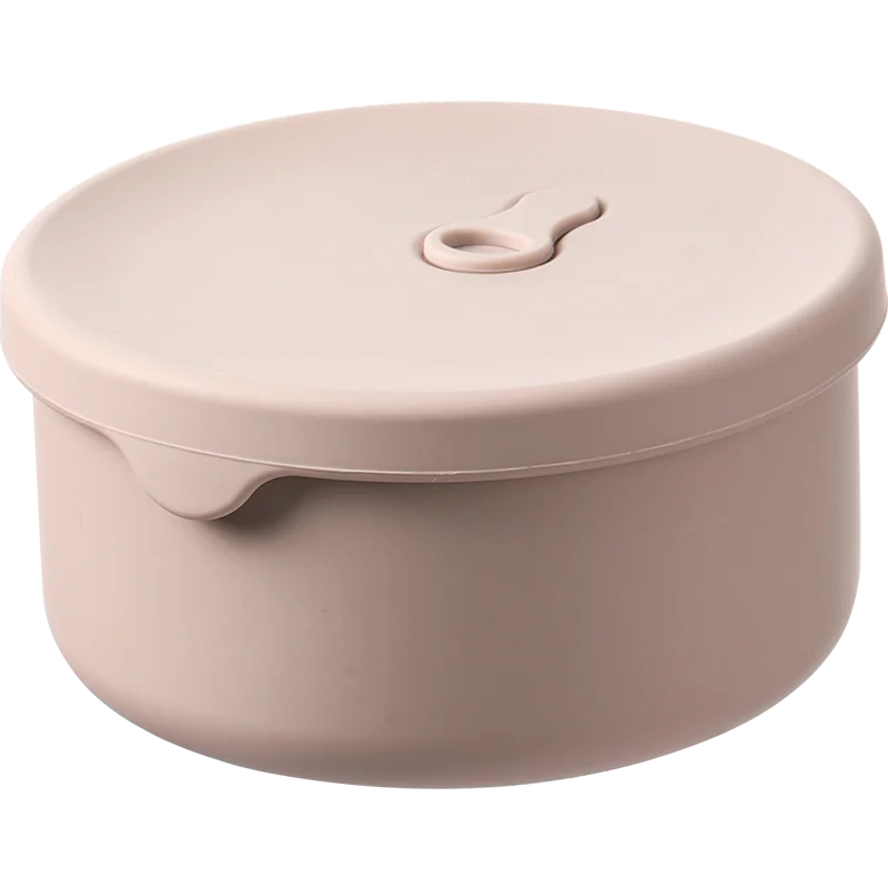 Round Silicone Lunch Box