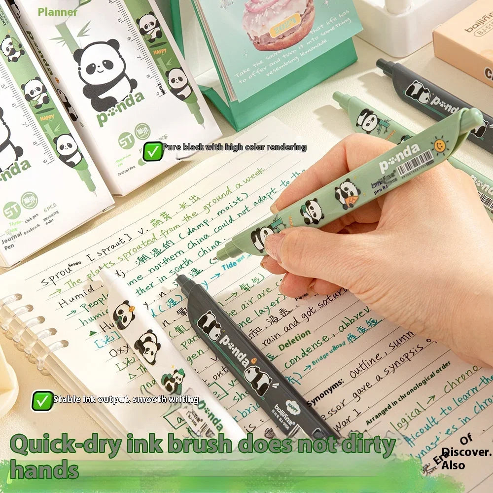 Cute Gel Pen Multifunction Bookmark Ruler Capybara