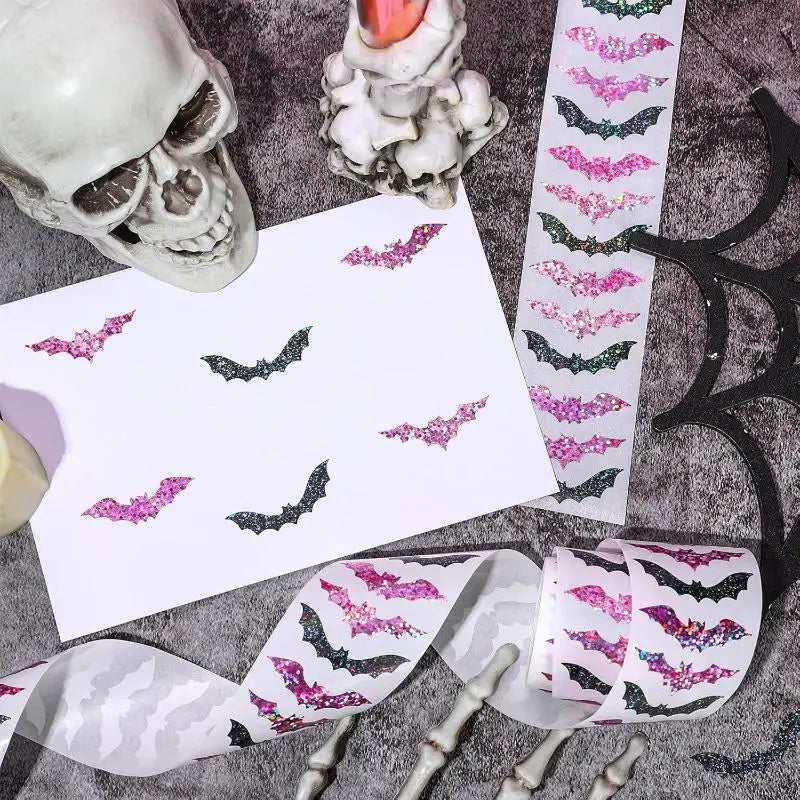 500pcs Halloween Bat Stickers