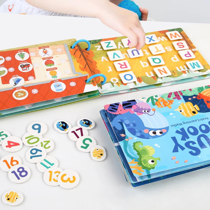 Montessori Scene Stickers Reusable Books