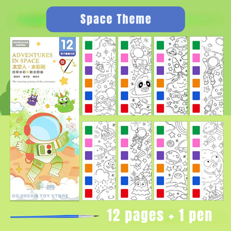 Portable Watercolour Painting Book