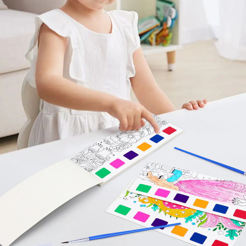Portable Watercolour Painting Book