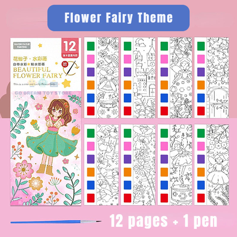 Portable Watercolour Painting Book