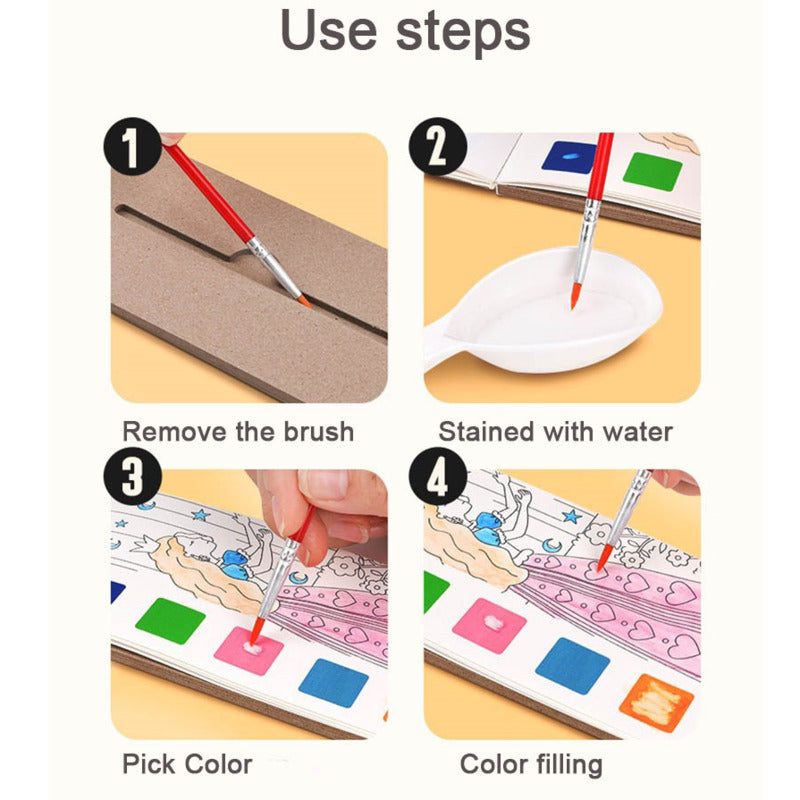 Portable Watercolour Painting Book